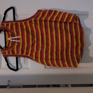 Anthropologie ribbed racer back tank top